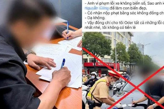 Hà Nội: Xử phạt nam thanh niên sử dụng AI đăng tải thông tin sai sự thật về lực lượng Cảnh sát giao thông
