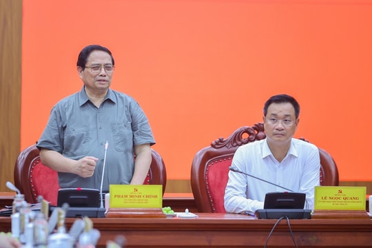 Thủ tướng Phạm Minh Chính: Tỉnh Quảng Trị cần phát huy truyền thống lịch sử hào hùng, tự tin, tự lực, tự cường, đoàn kết