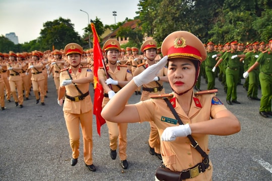 Công an Hà Nội hợp luyện sẵn sàng cho các ngày lễ lớn