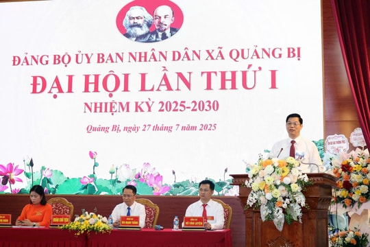 Đại hội Đảng bộ UBND xã Quảng Bị lần thứ I: Quyết tâm xây dựng chính quyền hiệu năng - hiệu lực - hiệu quả