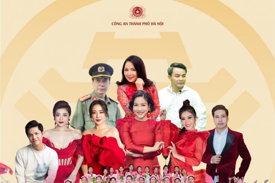 Mỹ Linh, Văn Mai Hương và dàn sao hội tụ trong đêm nhạc tri ân Công an Hà Nội
