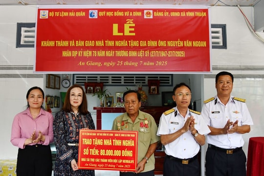 Bộ Tư lệnh Vùng 5 Hải quân tri ân các gia đình chính sách