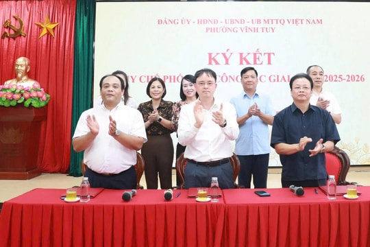 Đảng bộ phường Vĩnh Tuy tổ chức Đại hội lần thứ nhất ngày 21 và 22-8