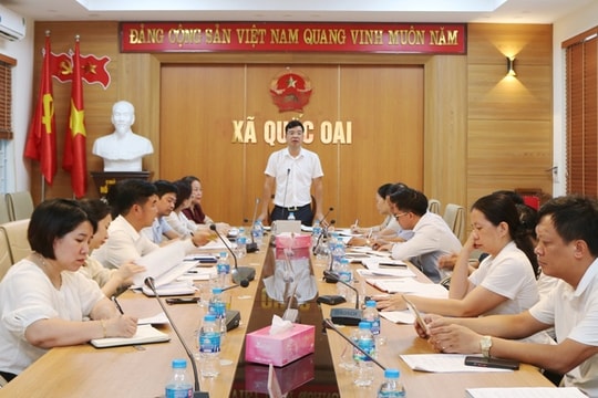 Xã Quốc Oai phát động cuộc thi “Giữ gìn thôn sáng - xanh - sạch - đẹp- an toàn”