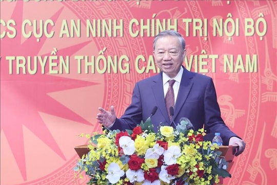 Tổng Bí thư Tô Lâm: Đổi mới mạnh mẽ tư duy, cách thức triển khai bảo vệ an ninh chính trị nội bộ