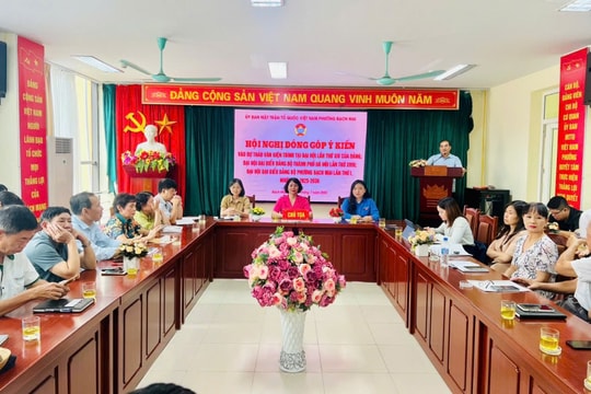 MTTQ phường Bạch Mai góp ý văn kiện Đại hội Đảng các cấp