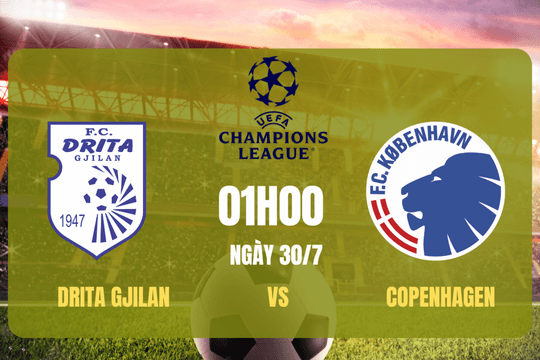 Nhận định Drita Gjilan vs Copenhagen: Khi đẳng cấp lên tiếng