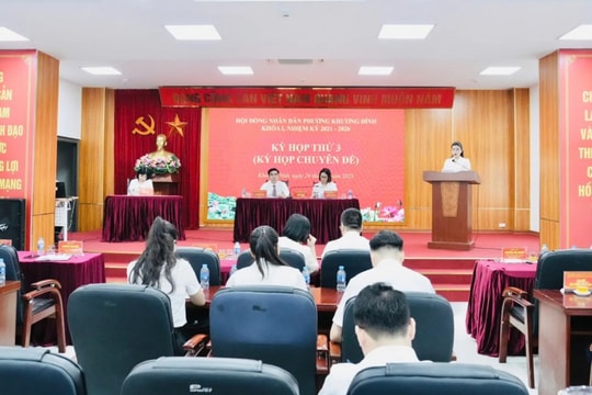 Phường Khương Đình: Tiếp tục phát triển kinh tế, nâng cao đời sống Nhân dân