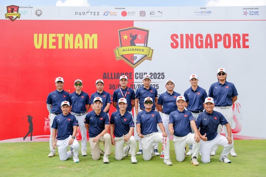 Đội tuyển golf Việt Nam đấu đội tuyển Singapore tại giải golf Alliance Cup 2025