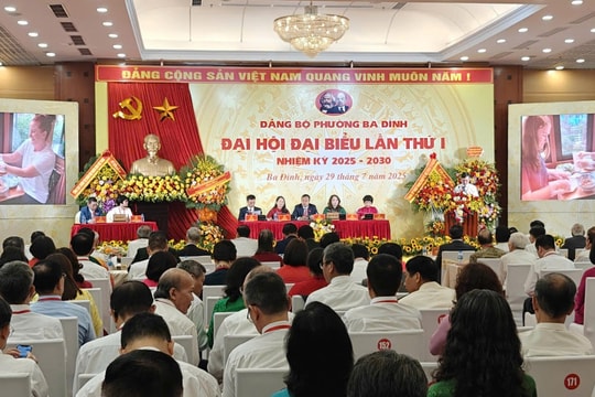 Xây dựng phường Ba Đình xứng đáng phường kiểu mẫu của Thủ đô Hà Nội Văn hiến - Văn minh - Hiện đại