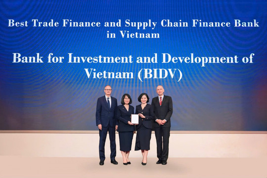 BIDV khẳng định vị thế trong lĩnh vực tài trợ thương mại và tài trợ chuỗi cung ứng