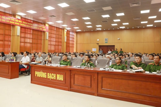 Phường Bạch Mai thành lập 222 mô hình tổ liên gia phòng cháy, chữa cháy