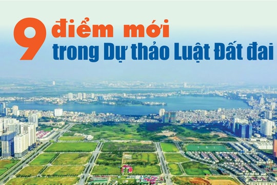 9 điểm mới trong dự thảo Luật Đất đai (sửa đổi)
