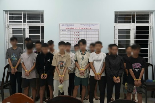 Lâm Đồng Hẹn nhau giải quyết mâu thuẫn, 16 thanh thiếu niên bị khởi tố