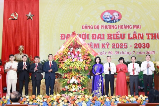 Đảng bộ phường Hoàng Mai Đánh giá đúng tiềm năng, lợi thế để xác định chiến lược phát triển kinh tế - xã hội