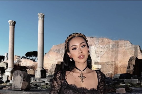 Tiên Nguyễn quyến rũ tại Rome trong chuỗi sự kiện của Dolce & Gabbana