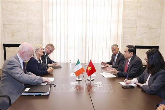 Chủ tịch Quốc hội Trần Thanh Mẫn gặp Chủ tịch Hạ viện Cộng hòa Ireland