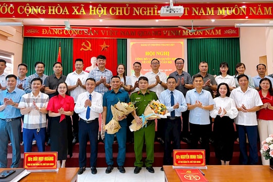 Phường Thanh Liệt công bố Quyết định chỉ định Ủy viên Ban Chấp hành, Ủy viên Ban Thường vụ Đảng ủy