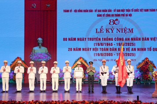 Tự hào truyền thống 80 năm: Công an thành phố Hà Nội vững vàng trong mọi thử thách