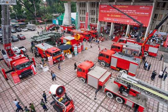 Hơn 480 thương hiệu tham gia triển lãm quốc tế phòng cháy, chữa cháy
