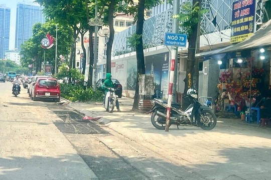 Nhiều tuyến phố Thủ đô bị đào xới, hoàn trả cẩu thả