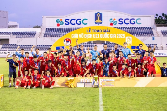 U21 PVF vô địch giải bóng đá U21 Quốc gia 2025