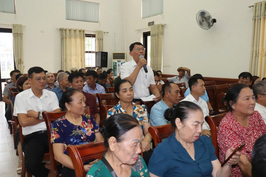 Xã Bát Tràng Nhanh chóng xem xét, giải quyết các kiến nghị của cử tri theo đúng quy định