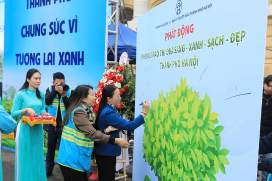 Ủy ban MTTQ TP Hà Nội Thi đua mỗi chi bộ một công trình chào mừng Đại hội Đảng
