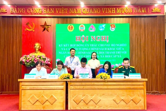 Tăng cường phối hợp đưa tín dụng ưu đãi đến người dân