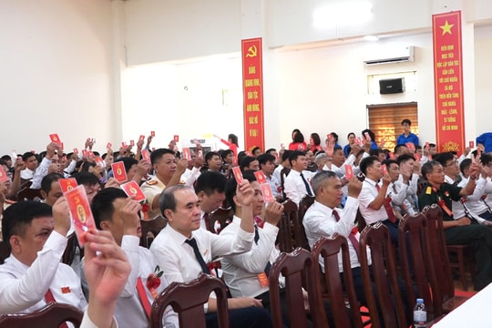 189 đại biểu dự phiên trù bị Đại hội đại biểu Đảng bộ xã Dân Hoà