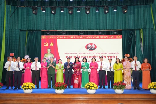 Đại hội Đảng bộ Mặt trận Tổ quốc Việt Nam thành phố Hà Nội lần thứ nhất, nhiệm kỳ 2025 - 2030 Thống nhất ý chí, kiến tạo tương lai phát triển Thủ đô