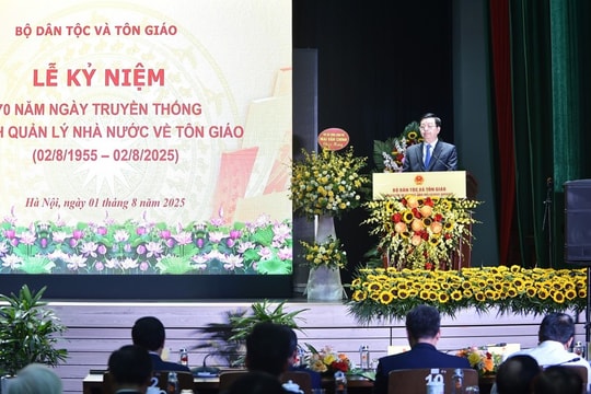 Phó Thủ tướng Mai Văn Chính: Công tác dân tộc và tôn giáo là nhiệm vụ chiến lược có tầm quan trọng đặc biệt