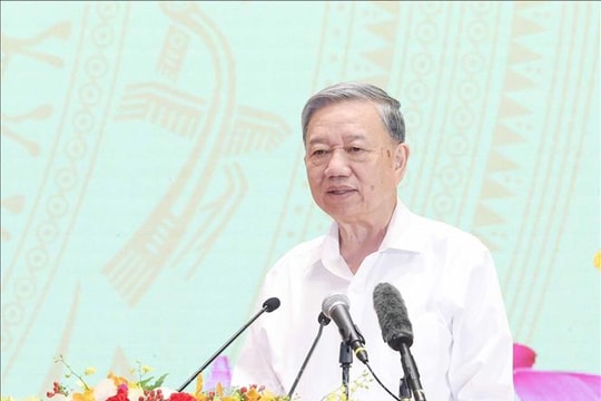 Tổng Bí thư Tô Lâm dự gặp mặt đại biểu Bộ Quốc phòng, Bộ Công an và Bộ Ngoại giao