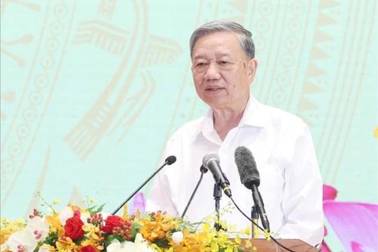 Tổng Bí thư Tô Lâm dự gặp mặt đại biểu Bộ Quốc phòng, Bộ Công an và Bộ Ngoại giao