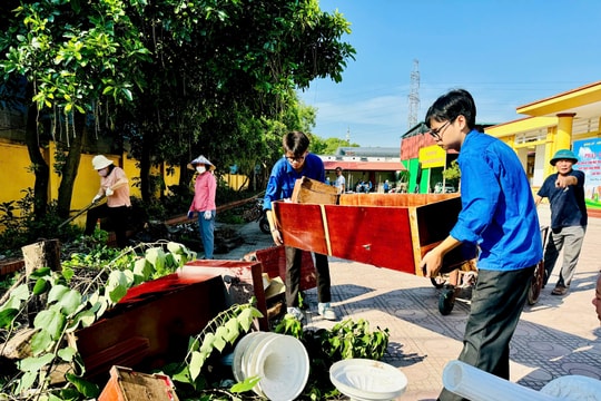Xã Nam Phù: Hơn 3.500 cán bộ, đoàn viên, hội viên, nhân dân tổng vệ sinh môi trường