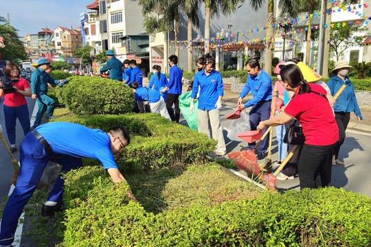 Xã Hoài Đức: Hơn 5.000 người tham gia tổng vệ sinh môi trường