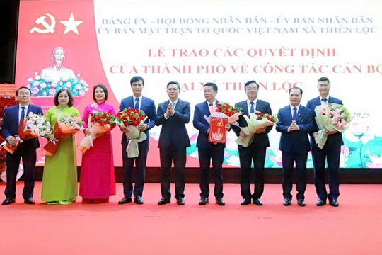 Đại hội Đảng bộ xã Thiên Lộc nhiệm kỳ 2025-2030: Vững bước tiến vào kỷ nguyên mới