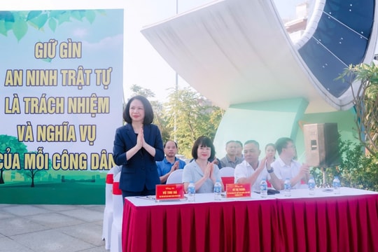 Phường Bồ Đề Lan tỏa thông điệp của Thủ đô “Sáng - Xanh - Sạch - Đẹp”