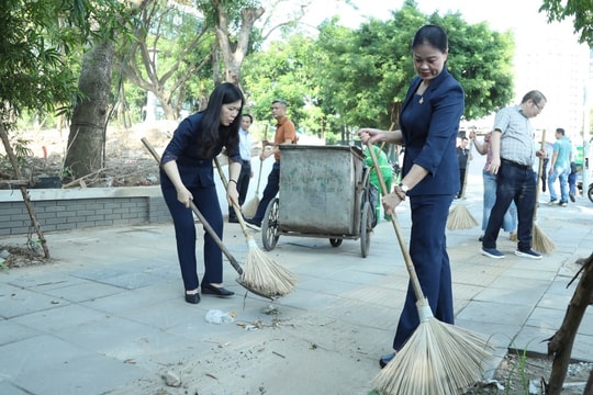 Hà Nội Phường Cầu Giấy phát động phong trào toàn dân giữ gìn môi trường