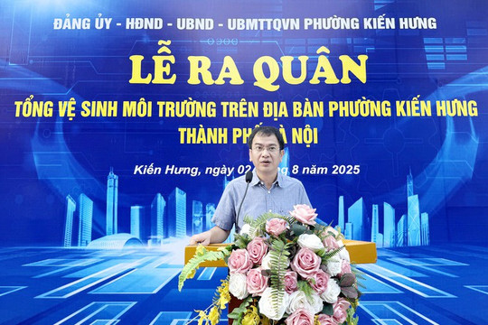 Đảm bảo vệ sinh môi trường phải trở thành nếp sống bền vững