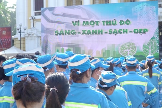 Hà Nội ra quân dọn vệ sinh, môi trường vì Thủ đô xanh, sạch, đẹp