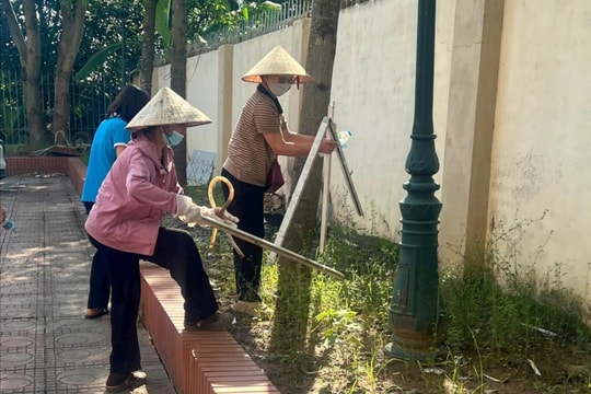 Phường Phú Diễn: Ra quân tổng vệ sinh môi trường, phòng chống sốt xuất huyết