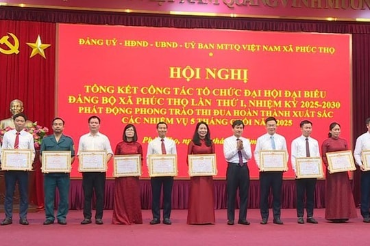 Xã Phúc Thọ phát động thi đua thực hiện các nhiệm vụ, chỉ tiêu phát triển kinh tế - xã hội