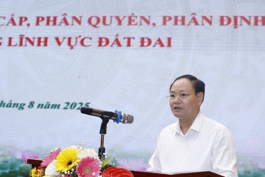 Đẩy mạnh phân cấp, phân quyền trong lĩnh vực đất đai