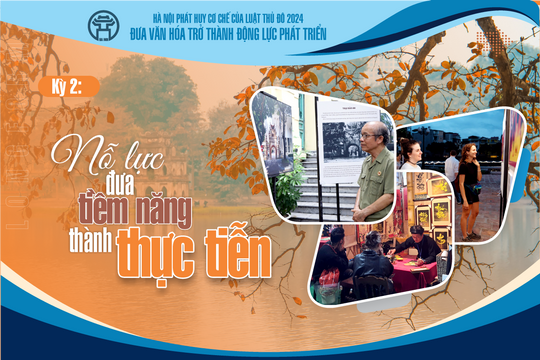 Hà Nội phát huy cơ chế của Luật Thủ đô 2024 đưa văn hóa trở thành động lực phát triển Kỳ 2: Nỗ lực đưa tiềm năng thành thực tiễn