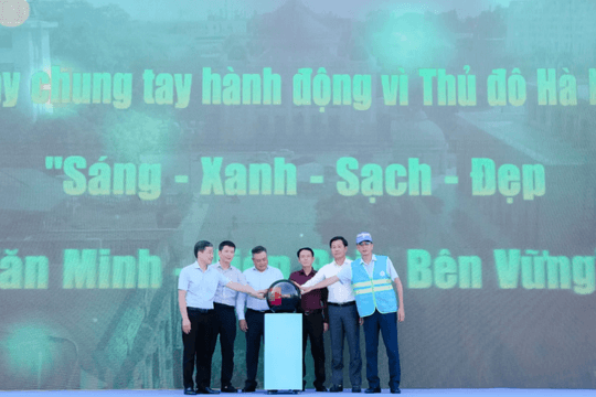 Lan tỏa thông điệp Hà Nội “Sáng - Xanh - Sạch - Đẹp” nâng cao chất lượng cuộc sống