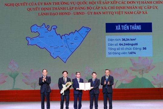 Xã Tiến Thắng vững bước trên hành trình phát triển toàn diện
