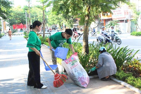 Tạo thói quen giữ gìn vệ sinh môi trường