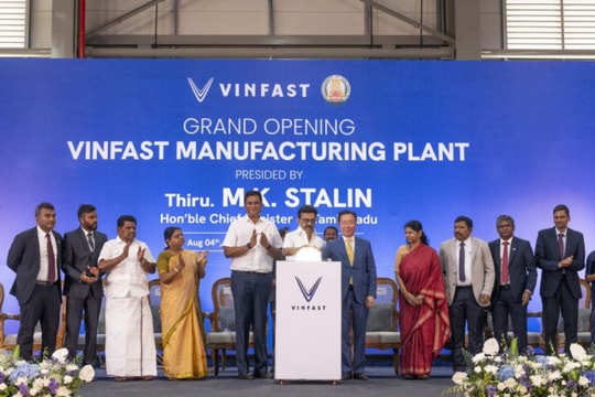 VinFast khánh thành nhà máy lắp ráp ô tô điện tại Ấn Độ