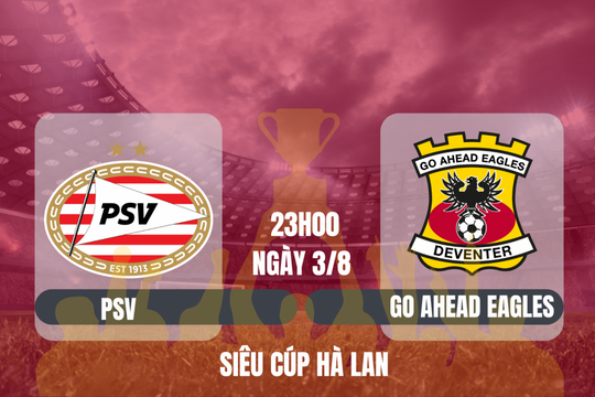 Nhận định PSV vs Go Ahead Eagles: Cuộc chiến Siêu Cúp Hà Lan